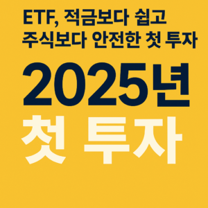 2025년 소액 제테크 시리즈 3편