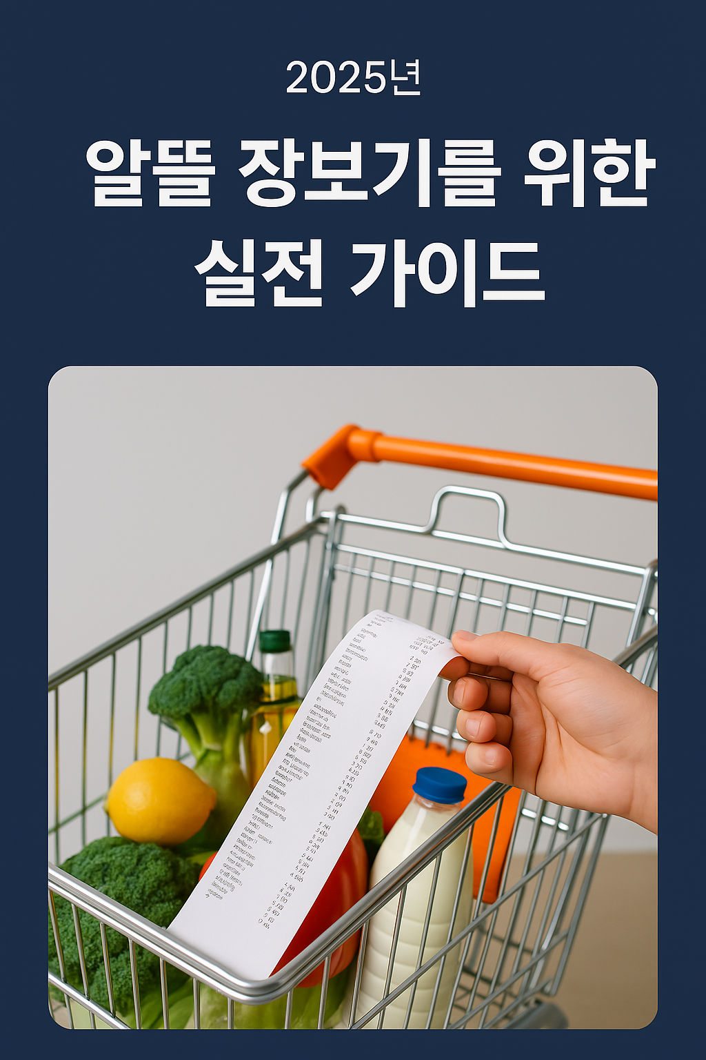 생활정보 시리즈 - 장보기 절약 루틴