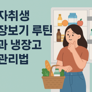 자취생 장보기 루틴과 냉장고 관리법