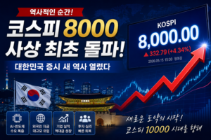 코스피 8000 시대 현실화