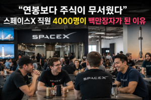 식당 직원도 1500억 원? 스페이스X 직원 4000명이 백만장자가 된 진짜 이유